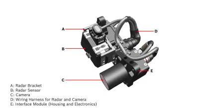 Spare Parts of the Rear Module